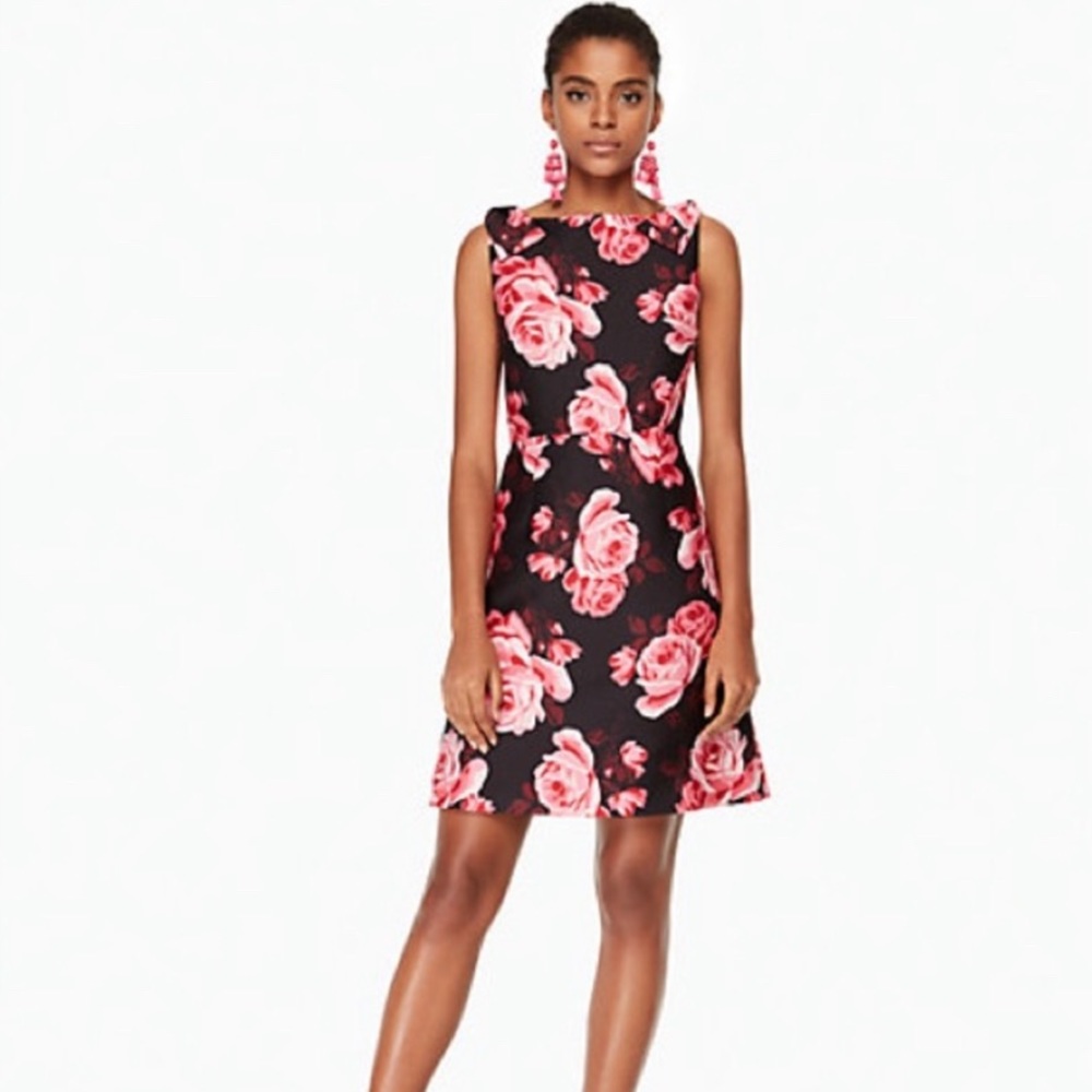 KATE SPADE Rose A-Line Cocktail Dress NWT